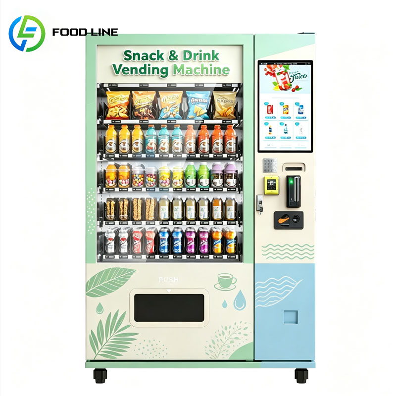 Food Drink Snacks - آلة بيع الوجبات الخفيفة الذكية الأوتوماتيكية
