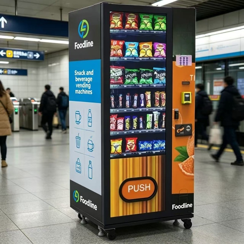 Food Drink Snacks - آلات بيع مخصصة من FL للأطعمة