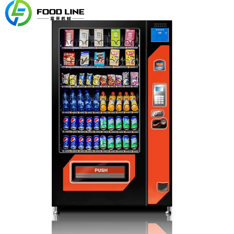 Food Drink Snacks - ماكينة بيع ذكية مخصصة بشاشة تعمل