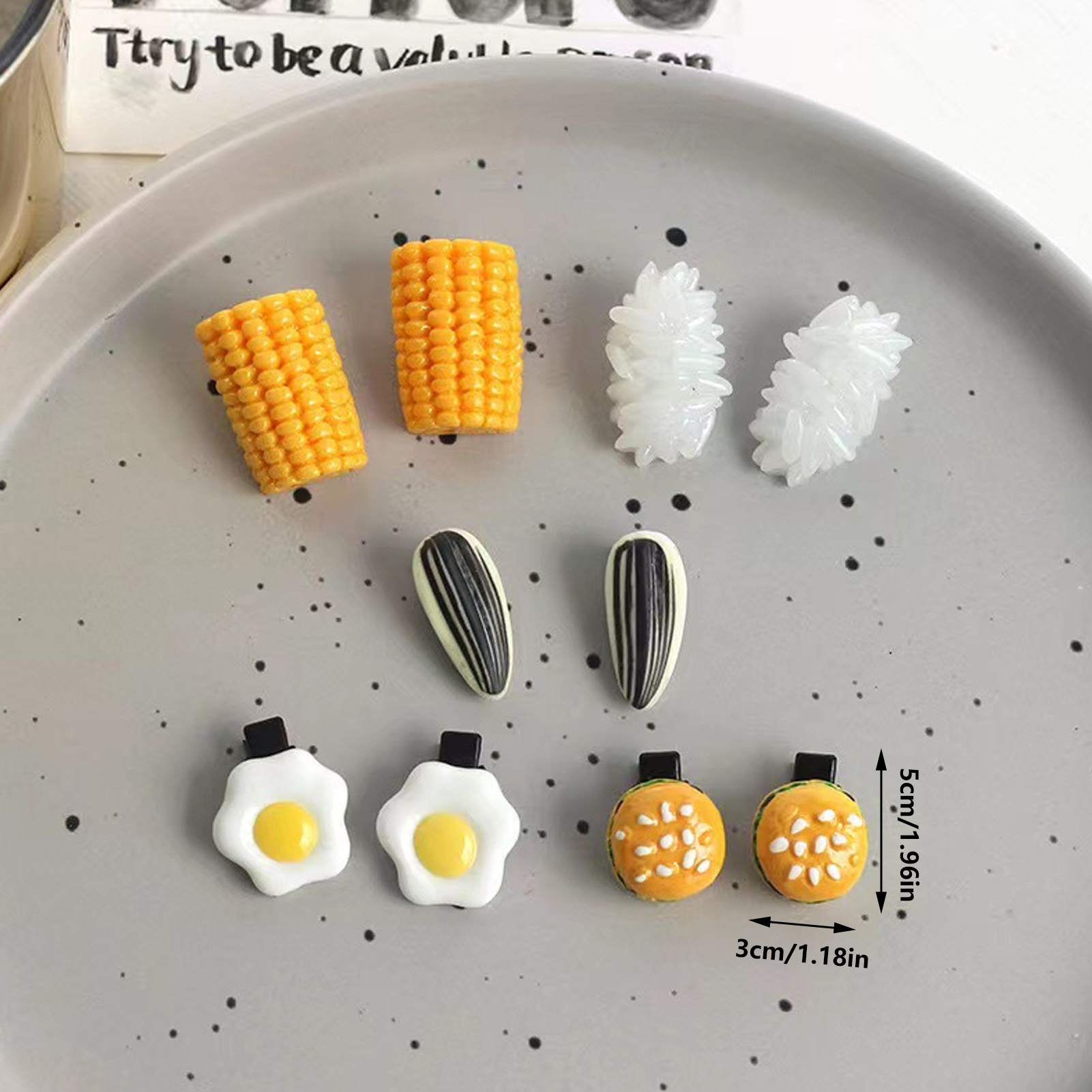 مجموعة مشابك شعر صغيرة بتصميم  - مراجعة Food Snacks Wholesale وسعره