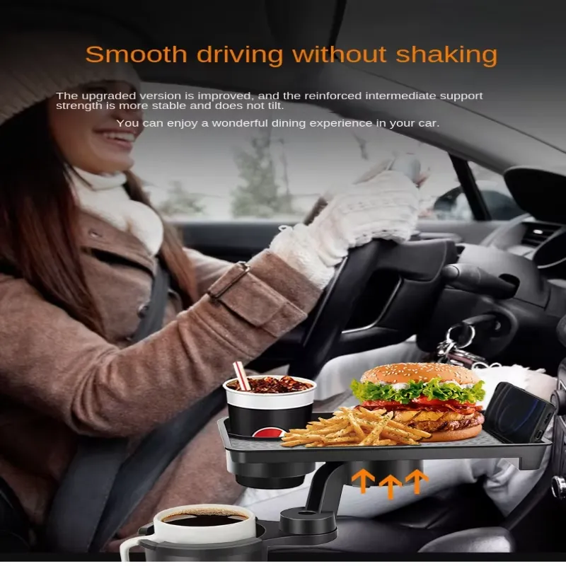 حامل أكواب للسيارة متعدد الوظا - مراجعة Food Drink Snacks وسعره