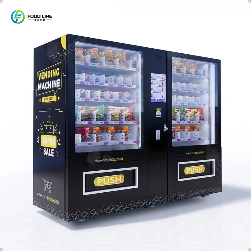 آلة بيع ذكية أوتوماتيكية للأطع - مراجعة Food Drink Snacks وسعره