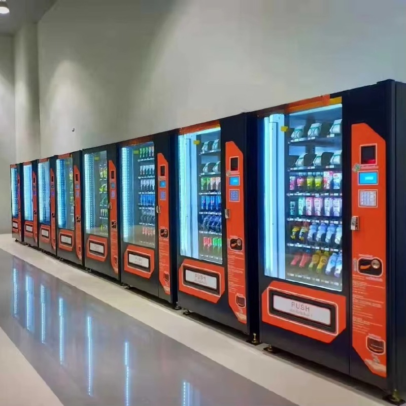 ماكينة بيع ذكية مخصصة بشاشة تع - مراجعة Food Drink Snacks وسعره