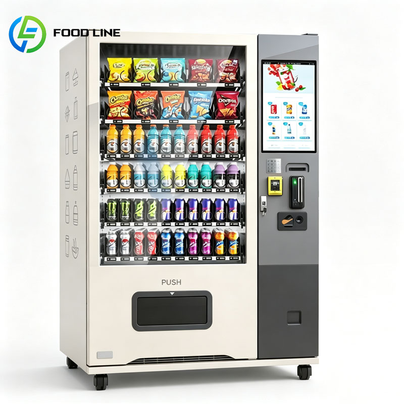 ماكينة بيع المشروبات التجارية  - مراجعة Food Drink Snacks وسعره