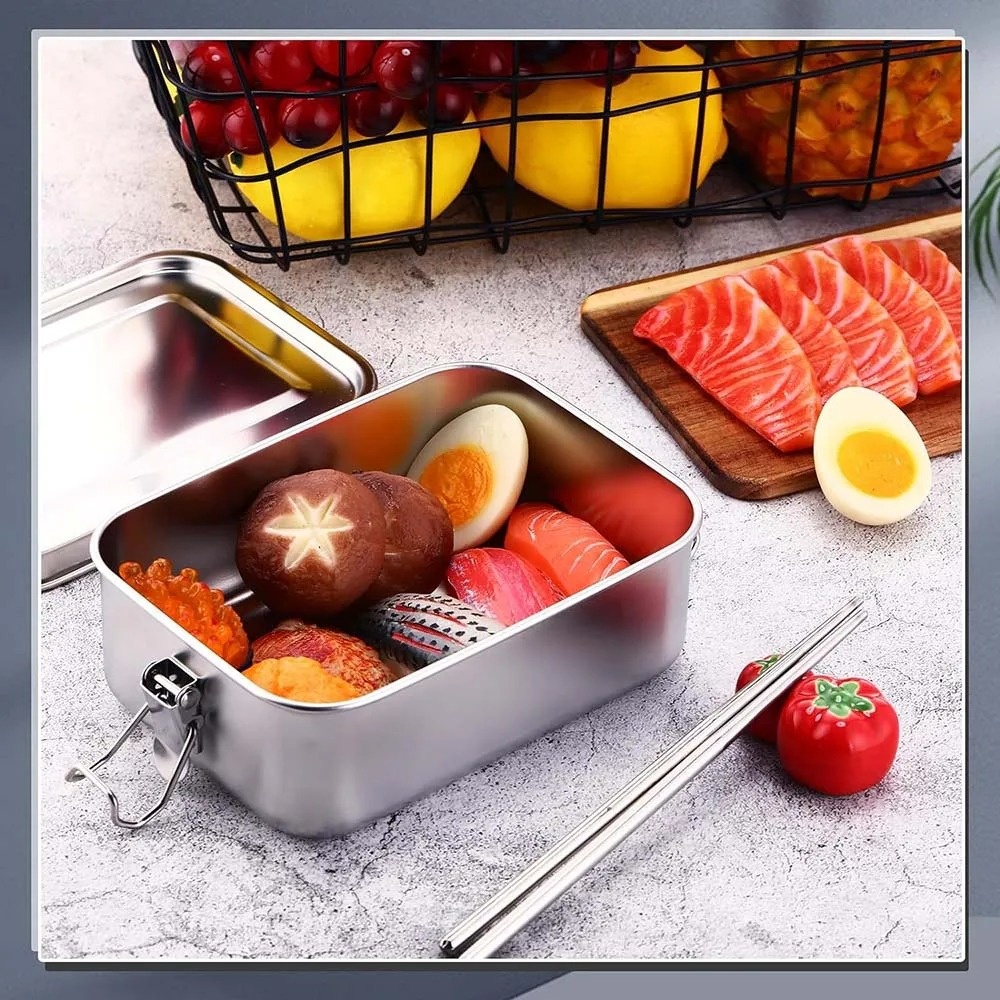 صندوق بينتو من الفولاذ المقاوم - مراجعة Food Snacks Wholesale وسعره